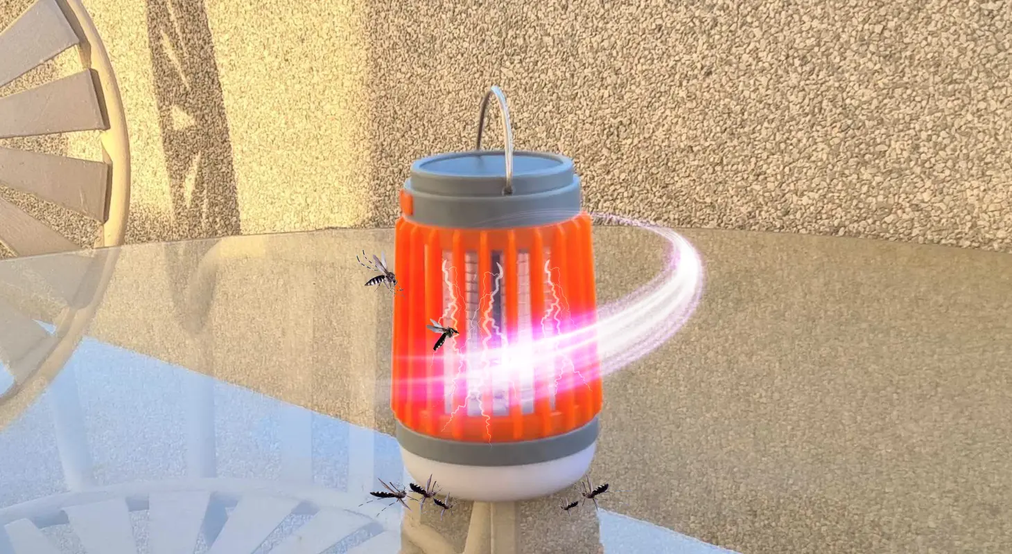 Mosqinux Flashbeam – High-Voltage Bug Zapper Lamp