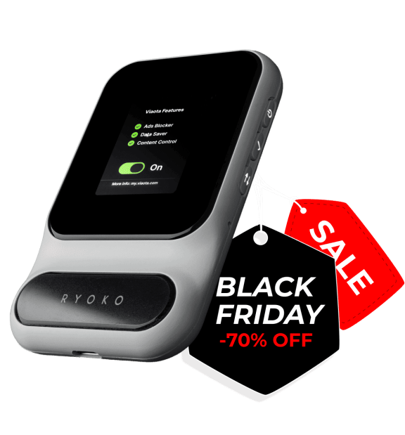 Ryoko Portable WiFi Hotspot – 70% OFF Black Friday Sale